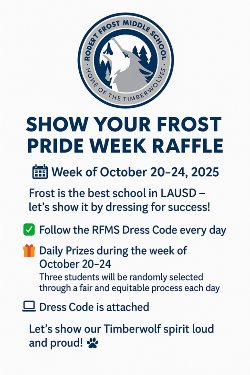 RFMS Dress code raffle